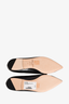 Jimmy Choo Black Leather Pointed Toe 'Alina' Flats Size 36