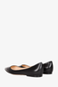 Jimmy Choo Black Leather Pointed Toe 'Alina' Flats Size 36