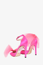Jimmy Choo Pink Satin 'Averli' Bow Heels Size 37.5