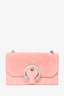 Jimmy Choo Pink Suede Crystal Embellished 'Paris' Crossbody Bag