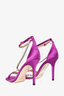 Jimmy Choo Purple Satin Crystal Embellished 'Talika' Heels Size 37
