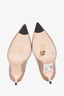 Jimmy Choo Taupe Leather/Suede 'Cycas' Heeled Booties Size 41