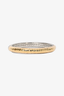 John Hardy Silver/18K Yellow Gold Classic Chain Hammered Hinged Bangle