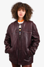 John Varatos Brown Sheep Leather Moto Jacket Size XL