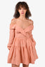 Jonathan Simkhai Orange Cotton 'Bahari' Mini Dress Size S