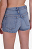 Khaite Blue Denim Shorts Size 24