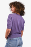 Khaite Purple Cashmere Sweater Size M
