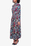 La DoubleJ Black Floral Print Top With Skirt Size L