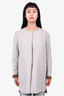 Lafayette 148 Brown/Grey Reversible Wool Blend Coat Size 4