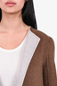 Lafayette 148 Brown/Grey Reversible Wool Blend Coat Size 4