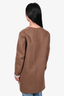 Lafayette 148 Brown/Grey Reversible Wool Blend Coat Size 4