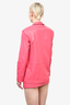 Lamarque Pink Leather Blazer XXS