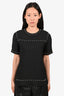Lanvin Black Studded Top Size 40