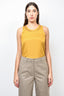 Lanvin Gold Sleeveless Tank Size S