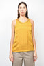 Lanvin Gold Sleeveless Tank Size S