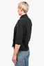 Lanvin Grey Wool Neck Tie Sweater Size 36