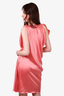 Lanvin Pink Silk Knee Length Dress Size 36