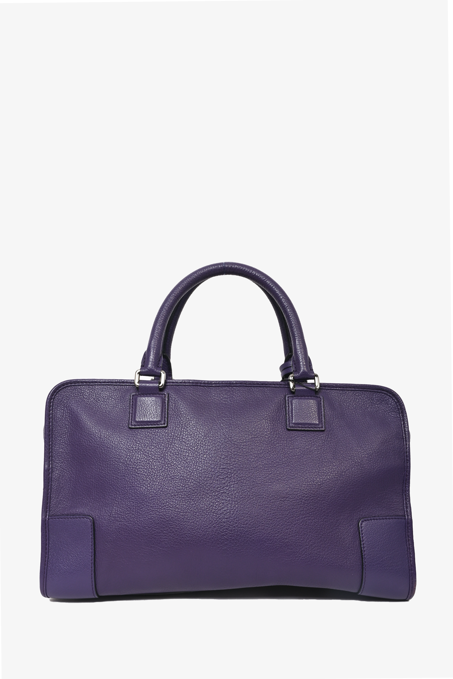 Loewe 2011 Purple Leather 'Amazona' Top Handle Bag – Mine & Yours Loewe 2011 Purple Leather 'Amazona' Top Handle Bag – Mine & Yours