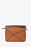Loewe 2019 Brown Leather Mini Puzzle Bag