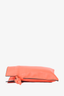 Loewe 2022 Orange Leather Pocket Pouch Crossbody Bag