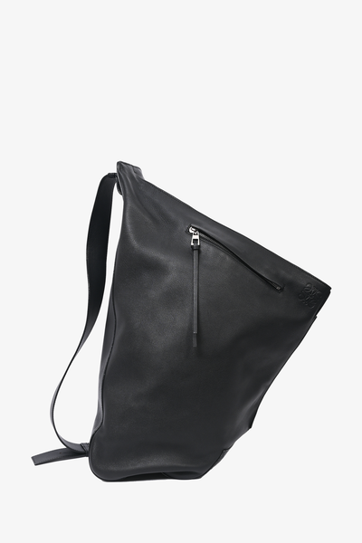 Loewe Black Leather 'Anton' Sling Bag – Mine & Yours