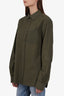 Loewe Green Anagram Pocket Shirt Size 39