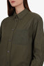 Loewe Green Anagram Pocket Shirt Size 39