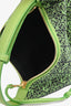 Loewe Green Cubi Anagram Jacquard Small Top Handle