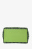 Loewe Green Cubi Anagram Jacquard Small Top Handle