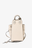 Loewe Grey Leather Mini Drawstring Hammock Bag