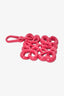 Loewe Magenta Glazed Cermaic Inflated Anagram Charm
