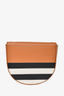 Loewe Tan/Black/White Striped Heel Crossbody