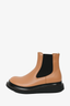 Loewe Tan Leather Chelsea Ankle Boots Size 39