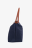 Longchamp Navy Small Le Pliage Original Top Handle Bag