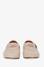 Loro Piana Beige Wool Loafers Size 40