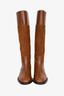 Loro Piana Brown Suede/Leather Riding Boots Size 37.5