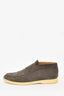 Loro Piana Grey Suede Slip-On Loafers Size 41.5