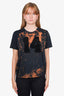 Louis Vuitton Black Tie Dye '14 Paris' T-Shirt Size L