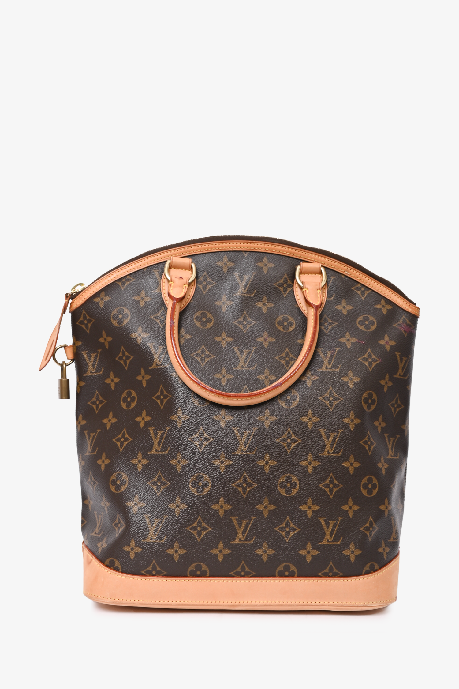 Louis Vuitton 2006 Monogram 'Lock It' Vertical Top Handle Bag Louis Vuitton 2006 Monogram 'Lock It' Vertical Top Handle Bag