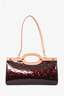 Louis Vuitton 2009 Amarante Vernis Roxbury Top Handle Bag with Shoulder Strap