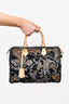 Louis Vuitton 2010 Brown Monogram Velvet Sequin "Fluer de Jais" Speedy 30