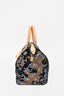 Louis Vuitton 2010 Brown Monogram Velvet Sequin "Fluer de Jais" Speedy 30