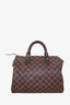Louis Vuitton 2012 Damier Ebene Speedy 30 Bag with D.A Initials