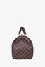 Louis Vuitton 2012 Damier Ebene Speedy 30 Bag with D.A Initials