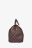 Louis Vuitton 2012 Damier Ebene Speedy 30 Bag with D.A Initials