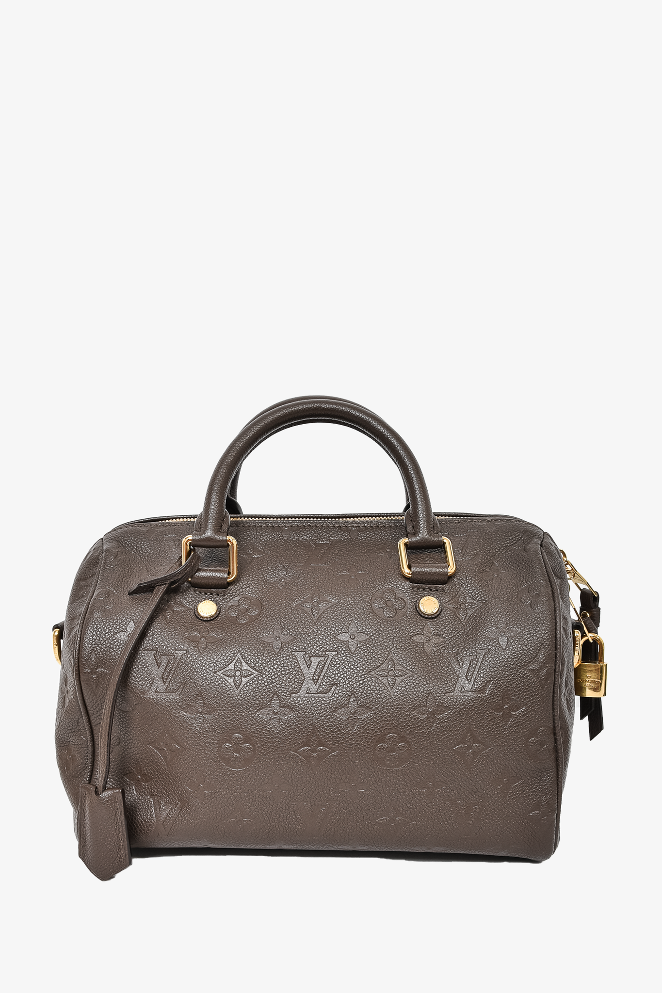 Louis Vuitton 2012 Monogram Empreinte Speedy Bandouli re 25 with Strap Crossbody