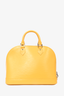 Louis Vuitton 2012 Yellow Epi Leather Alma PM Top Handle
