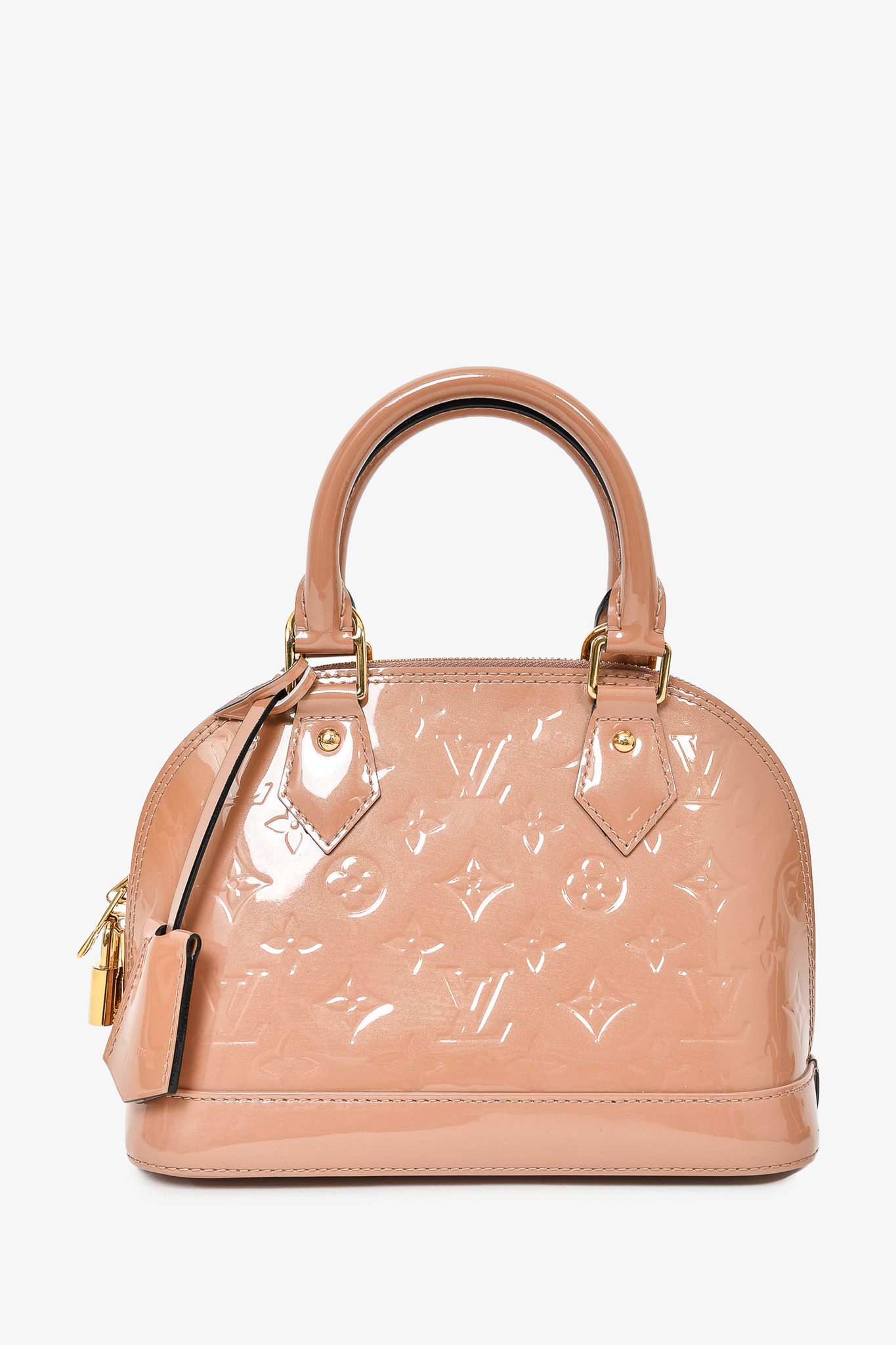 Louis Vuitton 2013 Brown Vernis Leather Alma BB With Strap – Mine & Yours