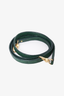Louis Vuitton 2013 Green Ostrich Leather Alma BB Top Handle with Strap