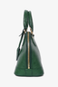 Louis Vuitton 2013 Green Ostrich Leather Alma BB Top Handle with Strap